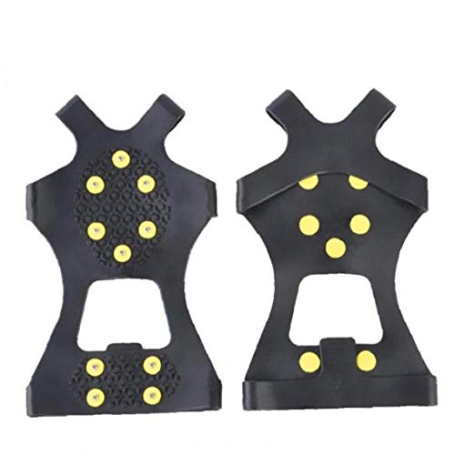 Caucho con Raquetas De Nieve Picos De Hielo Grapas del Hielo De Tracción Grapas De Hielo Nieve Grips Crampones para IR De Excursión Acampar Alpinismo Caucho con Raquetas De Nieve Picos De Hielo Grapas del Hielo De Tracción Grapas De Hielo Nieve Grips Crampones para IR De Excursión Acampar Alpinismo
