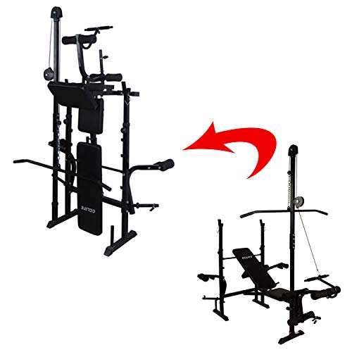 CCLIFE Banco de Pesas Banco de musculación PRES Banco Banco de Entrenamiento Ajustable 126/178/217 cm CCLIFE Banco de Pesas Banco de musculación PRES Banco Banco de Entrenamiento Ajustable 126/178/217 cm