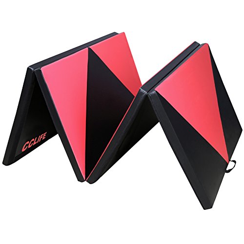 CCLIFE Colchoneta Plegable de Espuma para Gimnasia Yoga Deportiva Yoga estrilla Triple Plegable CCLIFE Colchoneta Plegable de Espuma para Gimnasia Yoga Deportiva Yoga estrilla Triple Plegable
