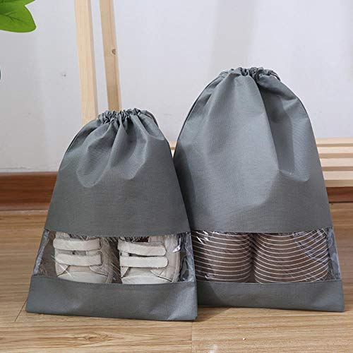 CCMOO 5pcs Bolsa de Almacenamiento de Zapatos con cordón Organizador de Almacenamiento de Viaje Bolsas de Paquete portátil Armario Impermeable Bolsa casera no Tejida, Rosa, M 28x36cm CCMOO 5pcs Bolsa de Almacenamiento de Zapatos con cordón Organizador de Almacenamiento de Viaje Bolsas de Paquete portátil Armario Impermeable Bolsa casera no Tejida, Rosa, M 28x36cm