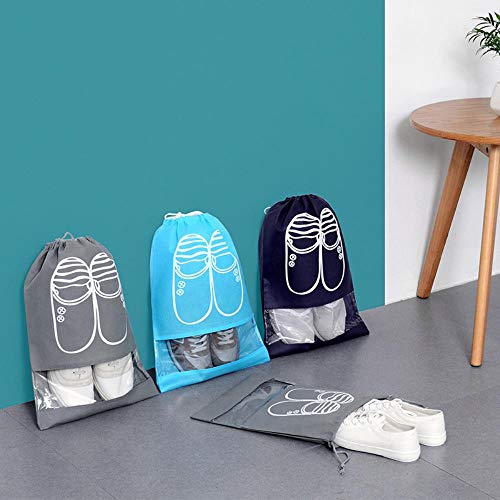 CCMOO 5pcs Bolsa de Almacenamiento de Zapatos con cordón Organizador de Almacenamiento de Viaje Bolsas de Paquete portátil Armario Impermeable Bolsa casera no Tejida, Rosa, M 28x36cm CCMOO 5pcs Bolsa de Almacenamiento de Zapatos con cordón Organizador de Almacenamiento de Viaje Bolsas de Paquete portátil Armario Impermeable Bolsa casera no Tejida, Rosa, M 28x36cm