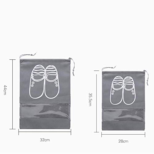 CCMOO 5pcs Bolsa de Almacenamiento de Zapatos con cordón Organizador de Almacenamiento de Viaje Bolsas de Paquete portátil Armario Impermeable Bolsa casera no Tejida, Rosa, M 28x36cm CCMOO 5pcs Bolsa de Almacenamiento de Zapatos con cordón Organizador de Almacenamiento de Viaje Bolsas de Paquete portátil Armario Impermeable Bolsa casera no Tejida, Rosa, M 28x36cm