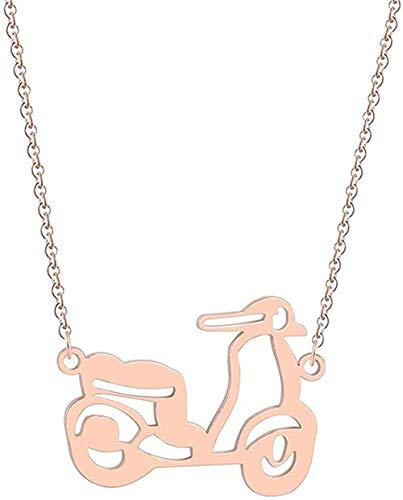 CCXXYANG Co.,ltd Collar Mujeres Danza Ballet Fitness Ángulo Estado Acero Inoxidable Joyería Figura Yoga Neclace Regalo