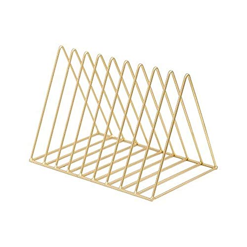 CCZMD Triángulo metálico Simple Revista de Hierro Forjado de Escritorio estantería de Rack Que Viven los Ornamentos del Estante Sitio de Almacenamiento Estudio CCZMD Triángulo metálico Simple Revista de Hierro Forjado de Escritorio estantería de Rack Que Viven los Ornamentos del Estante Sitio de Almacenamiento Estudio