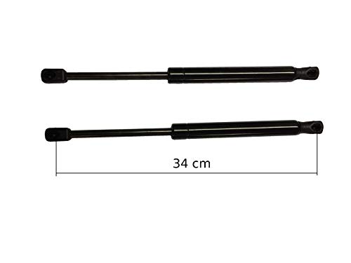 CD Pack 2 pistones para bisagra de canapé abatible. Sistema de fijación de Clip (Canapé de 135cm - Fuerza 1150N)