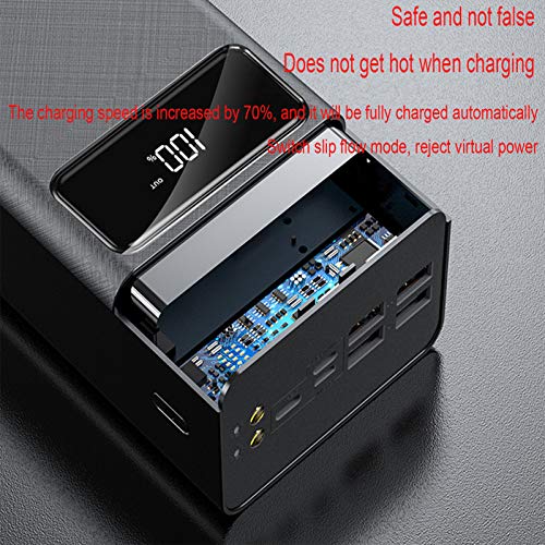 CDBK Batería Externa Alta Capacidad Power Bank USB C Rápido Cargador Portátil Móvil Ultra Alta Capacidad con Pantalla LCD Digital,con 4 Salidas Y 3 Entradas para Smartphones Tabletas Y Más,60000mAh CDBK Batería Externa Alta Capacidad Power Bank USB C Rápido Cargador Portátil Móvil Ultra Alta Capacidad con Pantalla LCD Digital,con 4 Salidas Y 3 Entradas para Smartphones Tabletas Y Más,60000mAh