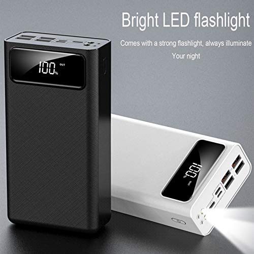 CDBK Batería Externa Alta Capacidad Power Bank USB C Rápido Cargador Portátil Móvil Ultra Alta Capacidad con Pantalla LCD Digital,con 4 Salidas Y 3 Entradas para Smartphones Tabletas Y Más,60000mAh CDBK Batería Externa Alta Capacidad Power Bank USB C Rápido Cargador Portátil Móvil Ultra Alta Capacidad con Pantalla LCD Digital,con 4 Salidas Y 3 Entradas para Smartphones Tabletas Y Más,60000mAh