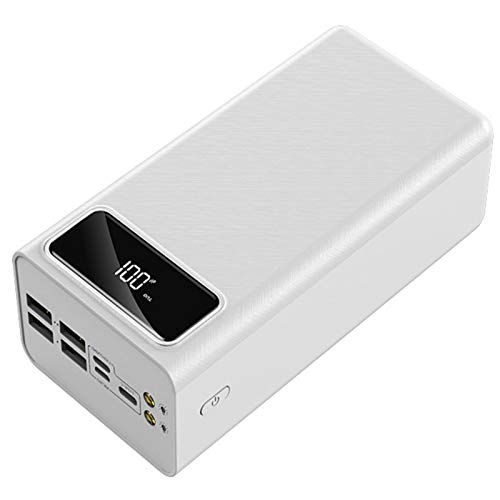 CDBK Batería Externa Alta Capacidad Power Bank USB C Rápido Cargador Portátil Móvil Ultra Alta Capacidad con Pantalla LCD Digital,con 4 Salidas Y 3 Entradas para Smartphones Tabletas Y Más,60000mAh