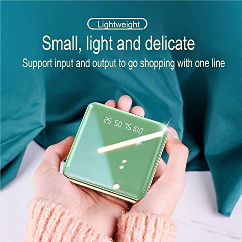 CDBK Mini Power Bank Cargador Portátil El Más Pequeño Y Liviano Alta Capacidad con Pantalla LED Paquete De Batería Externa De 2 Puertos Compatible Lleva 2 Linternas,8000mAh CDBK Mini Power Bank Cargador Portátil El Más Pequeño Y Liviano Alta Capacidad con Pantalla LED Paquete De Batería Externa De 2 Puertos Compatible Lleva 2 Linternas,8000mAh