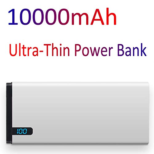 CDBK Power Bank 10000Mah Ultradelgado Batería Externa Móvil Cargador Móvil Portátil Cargador Movil Portátil con Pantalla LED Baterías Externas para Móviles Tabletas Y Más,Negro CDBK Power Bank 10000Mah Ultradelgado Batería Externa Móvil Cargador Móvil Portátil Cargador Movil Portátil con Pantalla LED Baterías Externas para Móviles Tabletas Y Más,Negro