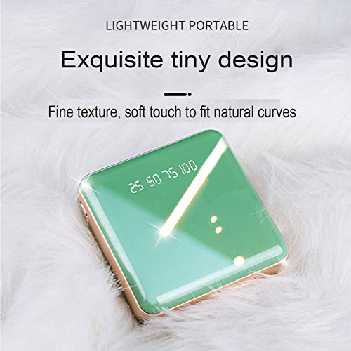 CDBK Powerbank Mini Batería Externa Portátil con Salida Dual De 5V / 2.0A, Práctico Banco De Energía con Display A LED, Batería Externa Ligera para iPhone, Samsung Galaxy, iPad, Huawei,10000mAh CDBK Powerbank Mini Batería Externa Portátil con Salida Dual De 5V / 2.0A, Práctico Banco De Energía con Display A LED, Batería Externa Ligera para iPhone, Samsung Galaxy, iPad, Huawei,10000mAh