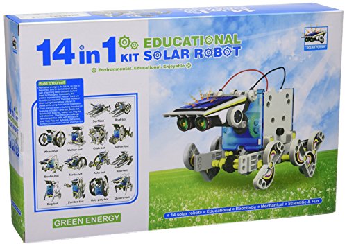 CEBEKIT-C9921 CEBEK Kit Educativo Solar 14 EN 1, Color Amarillo (C9921)