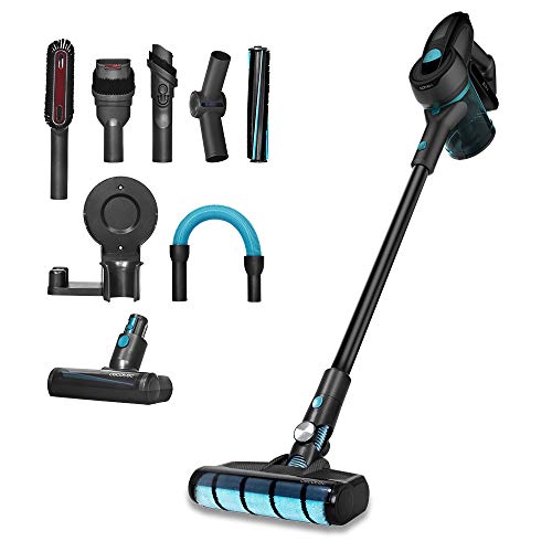 Cecotec Aspirador Escoba Sin Cable Conga Rockstar 700 Ultimate, Sin bolsa, 430 W de potencia y 24 KPA, 3 en 1: vertical, escoba y de mano, Motor Digital, Hasta 65 min de Autonomía, 7 Accesorios Cecotec Aspirador Escoba Sin Cable Conga Rockstar 700 Ultimate, Sin bolsa, 430 W de potencia y 24 KPA, 3 en 1: vertical, escoba y de mano, Motor Digital, Hasta 65 min de Autonomía, 7 Accesorios