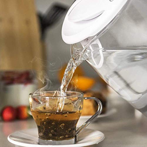 Cecotec Hervidor de Agua Eléctrico ThermoSense 350 Clear. 1,7 litros, Libre de BPA, 2200 W de Potencia, Base 360º, Filtro Antical, Doble Sistema de Seguridad, Vidrio Borosilicato Cecotec Hervidor de Agua Eléctrico ThermoSense 350 Clear. 1,7 litros, Libre de BPA, 2200 W de Potencia, Base 360º, Filtro Antical, Doble Sistema de Seguridad, Vidrio Borosilicato