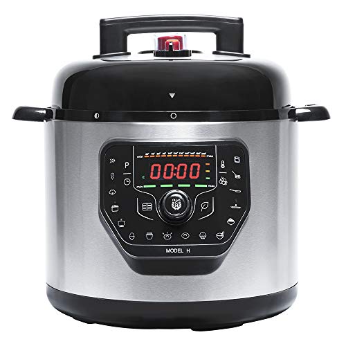 Cecotec Olla programable GM Modelo H. Programable 24 Horas,Capacidad de 6 litros, Tapa abatible,Sistema Inteligente de cocción,11 temperaturas, 5 presiones Ajustables,Control por Voz Cecotec Olla programable GM Modelo H. Programable 24 Horas,Capacidad de 6 litros, Tapa abatible,Sistema Inteligente de cocción,11 temperaturas, 5 presiones Ajustables,Control por Voz