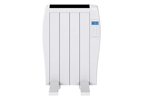 Cecotec Radiador Eléctrico Bajo Consumo Ready Warm 800 Thermal 4 Elementos, 600 W, De pared o pie, 3 Modos, Temporizador, Mando a Distancia, Pantalla LED, Protección sobrecalentamiento, Ultrafino