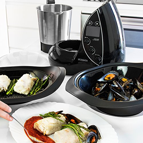 Cecotec Robot de Cocina Multifunción IronMix. Capacidad de 3,3l, Temperatura hasta 120ºC, 12 Velocidades + Turbo, Programable hasta 60 min, Incluye Recetario, 1500W 46x33x52cm Cecotec Robot de Cocina Multifunción IronMix. Capacidad de 3,3l, Temperatura hasta 120ºC, 12 Velocidades + Turbo, Programable hasta 60 min, Incluye Recetario, 1500W 46x33x52cm