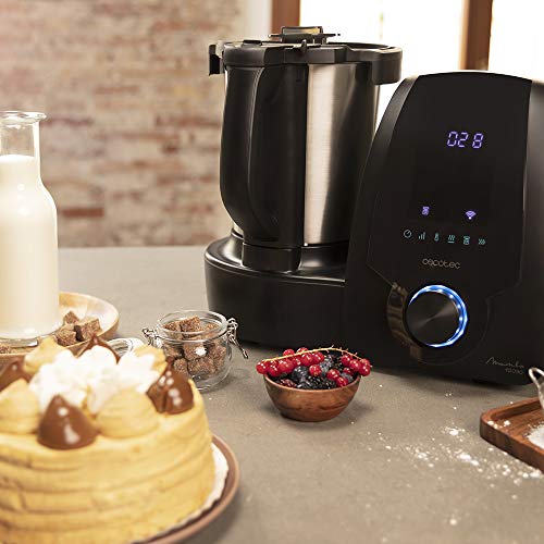 Cecotec Robot de Cocina Multifunción Mambo 10090, App, Cuchara MamboMix, Jarra Habana con revestimiento cerámico, 30 Funciones, Jarra de acero inox 3,3l apta para lavavajillas, Báscula incorporada Cecotec Robot de Cocina Multifunción Mambo 10090, App, Cuchara MamboMix, Jarra Habana con revestimiento cerámico, 30 Funciones, Jarra de acero inox 3,3l apta para lavavajillas, Báscula incorporada