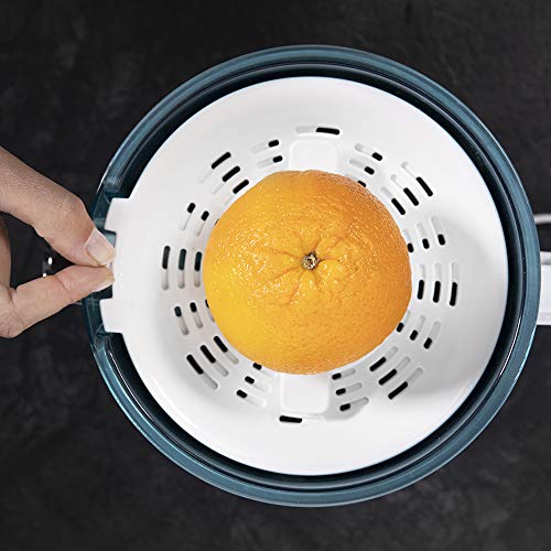 Cecotec Zitrus PowerAdjust 600 Exprimidor naranjas eléctrico de Brazo, 600 W con Filtro regulador de Pulpa, Filtro de Acero INOX, Dos Conos de Diferente tamaño