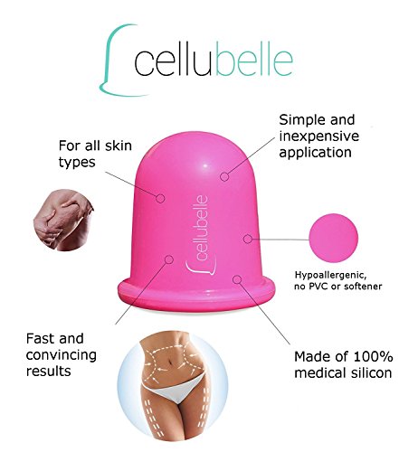 Cellubelle - La ventosa anti-celulitis para prevenir y combatir la celulitis y piel de naranja (Fuchsia / rosa)