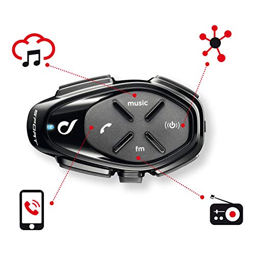 Cellular Line INTERPHOSPORTTP Intercomunicador bluetooth, set de 2 Cellular Line INTERPHOSPORTTP Intercomunicador bluetooth, set de 2