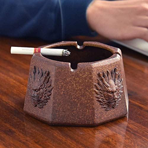 Cenicero cigarrillo cenicero ceniza titular europeo estilo cenicero / creativo, bandeja de cigarros / personalidad tendencia cerámica multifuncional cenicero casero mesa de té barra ktv decoraciones d