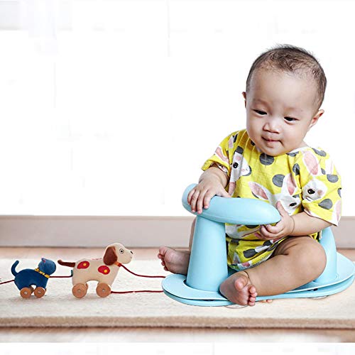 CENT Silla de Baño para Bebé Portátil Cierre de Seguridad Sillita de Ducha Antideslizante Asiento de Bañera con Respaldo Ventosas Anillo de Baño para Bebés Pequeños (Azul) CENT Silla de Baño para Bebé Portátil Cierre de Seguridad Sillita de Ducha Antideslizante Asiento de Bañera con Respaldo Ventosas Anillo de Baño para Bebés Pequeños (Azul)