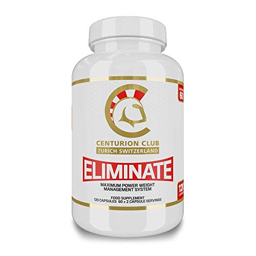 Centurion Club Nutrition Eliminate Suplemento Termogénico del Sistema de Control de Peso - 120 Cápsulas (60 porciones) Centurion Club Nutrition Eliminate Suplemento Termogénico del Sistema de Control de Peso - 120 Cápsulas (60 porciones)