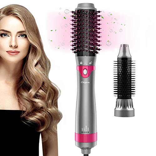 Cepillo de Aire Caliente Secado Rápido Secador de Pelo Chignon Cepillo Alisador de Pelo Versión Mejorada Secador de Cabello Secadora Pelo 1000W Ion Negativo Voluminizador Peine Cepillo de Aire Caliente Secado Rápido Secador de Pelo Chignon Cepillo Alisador de Pelo Versión Mejorada Secador de Cabello Secadora Pelo 1000W Ion Negativo Voluminizador Peine