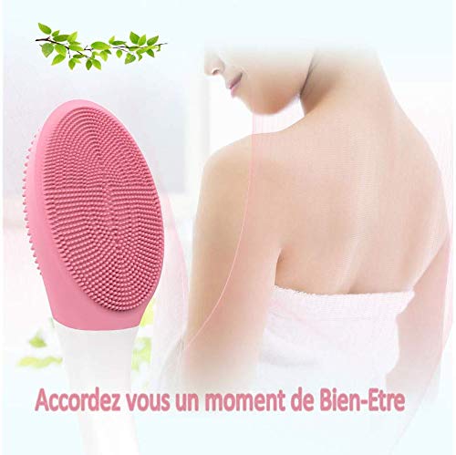 Cepillo para la ducha y el baño de masaje, de silicona, exfoliante para piel suave y limpia, relaxación y mejor circulación, resistente al agua IPX7 Art Tech Lab Cepillo para la ducha y el baño de masaje, de silicona, exfoliante para piel suave y limpia, relaxación y mejor circulación, resistente al agua IPX7 Art Tech Lab
