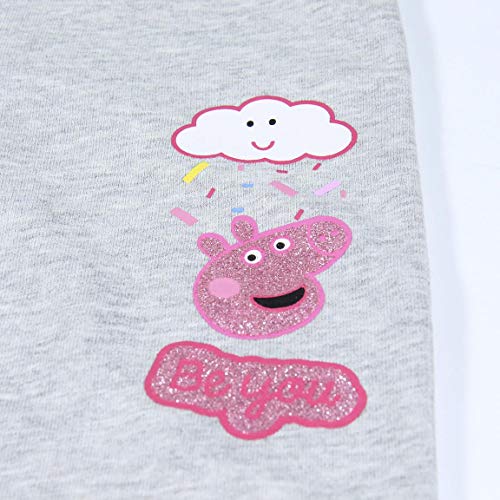 CERDÁ LIFE'S LITTLE MOMENTS 2200005831_T06A-C53 Chandal Felpa Niña de Peppa Pig, Gris, 6 años Unisex niños