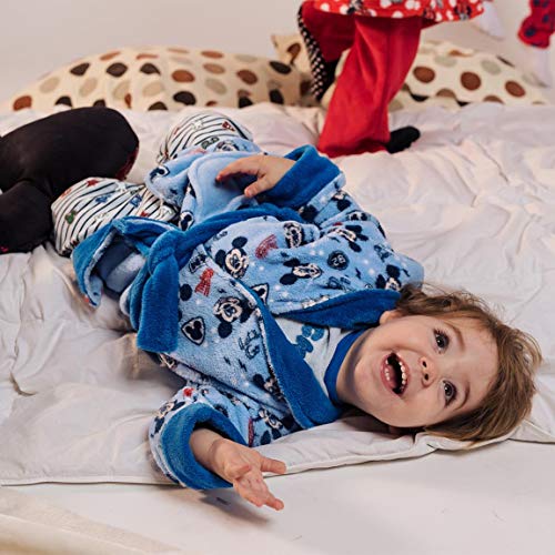 CERDÁ LIFE'S LITTLE MOMENTS Batitas de Bebé Niño Mickey-Licencia Oficial Disney, Azul, 24M para Bebés