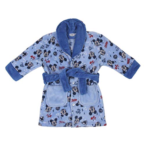 CERDÁ LIFE'S LITTLE MOMENTS Batitas de Bebé Niño Mickey-Licencia Oficial Disney, Azul, 24M para Bebés