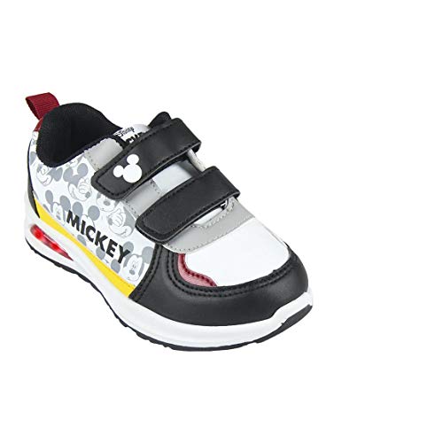 CERDÁ LIFE'S LITTLE MOMENTS Cerdá-Zapatilla con Luz Mickey Mouse de Color Blanco, 23 EU CERDÁ LIFE'S LITTLE MOMENTS Cerdá-Zapatilla con Luz Mickey Mouse de Color Blanco, 23 EU