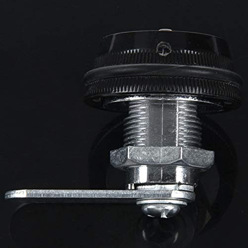 Cerradura de combinacion de codigo - SODIAL(R) Cerradura de combinacion de codigo de aleacion sin llave de caja de correo del poste y de armario RV 3 Dial negro Cerradura de combinacion de codigo - SODIAL(R) Cerradura de combinacion de codigo de aleacion sin llave de caja de correo del poste y de armario RV 3 Dial negro