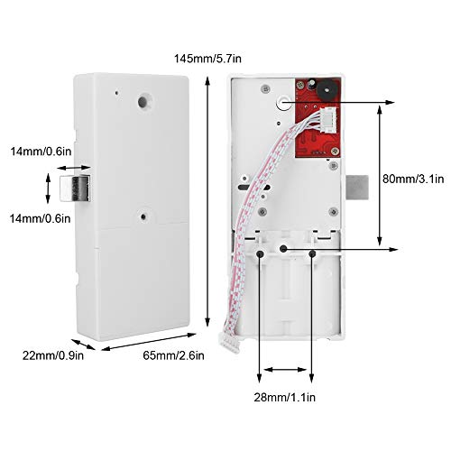 Cerradura de inducción electrónica, Cerradura antirrobo inteligente, Cerradura de sensor de gabinete para el club de salón de gimnasio en casa