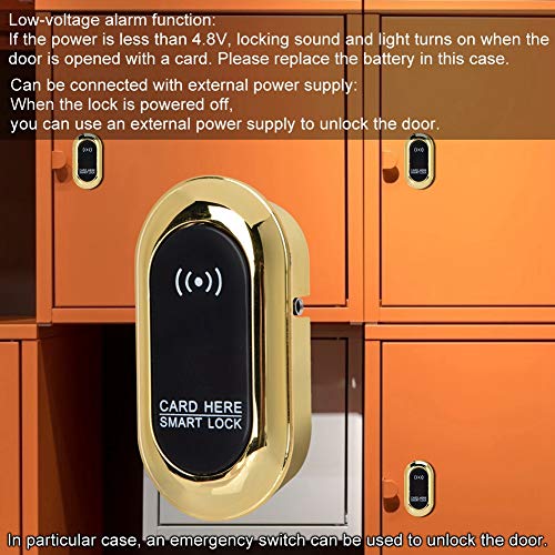 Cerradura de inducción electrónica, Cerradura antirrobo inteligente, Cerradura de sensor de gabinete para el club de salón de gimnasio en casa