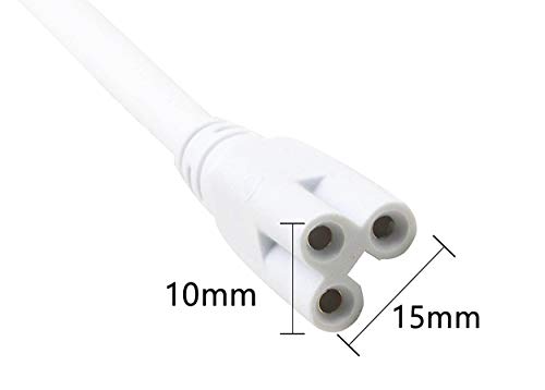 CERRXIAN T5 T8 - Cable de conexión para lámpara LED, luces de techo, luz de día, cable de tubo integrado, cable enlazable para tubo LED, soporte de lámpara con cables (2 unidades) (40 cm) CERRXIAN T5 T8 - Cable de conexión para lámpara LED, luces de techo, luz de día, cable de tubo integrado, cable enlazable para tubo LED, soporte de lámpara con cables (2 unidades) (40 cm)