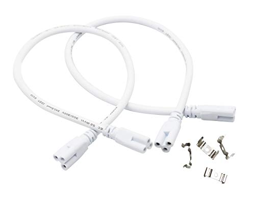 CERRXIAN T5 T8 - Cable de conexión para lámpara LED, luces de techo, luz de día, cable de tubo integrado, cable enlazable para tubo LED, soporte de lámpara con cables (2 unidades) (40 cm) CERRXIAN T5 T8 - Cable de conexión para lámpara LED, luces de techo, luz de día, cable de tubo integrado, cable enlazable para tubo LED, soporte de lámpara con cables (2 unidades) (40 cm)