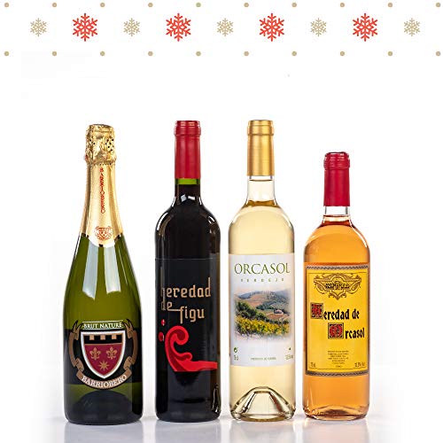 Cesta Navidad de regalo Lote Riojano gourmet / Cestas de Navidad para regalar / Lotes originales de La Rioja de productos gourmet vino tinto Rioja verdejo conservas cava embutidos
