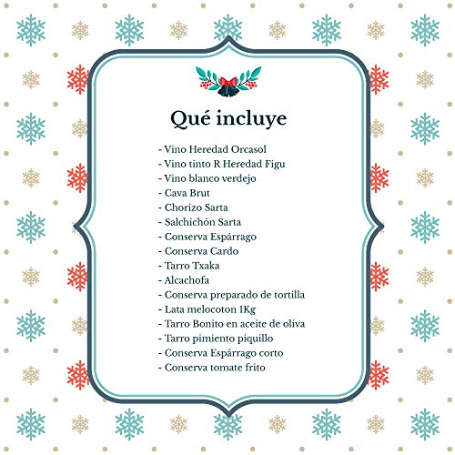 Cesta Navidad de regalo Lote Riojano gourmet / Cestas de Navidad para regalar / Lotes originales de La Rioja de productos gourmet vino tinto Rioja verdejo conservas cava embutidos Cesta Navidad de regalo Lote Riojano gourmet / Cestas de Navidad para regalar / Lotes originales de La Rioja de productos gourmet vino tinto Rioja verdejo conservas cava embutidos