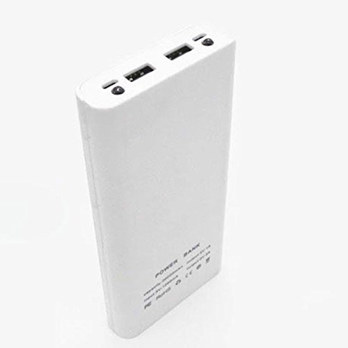 Cewaal Banco de la energía de bricolaje 18650mAh Puerto USB dual externa Cargador del banco de potencia Caja Con pantalla LCD para el teléfono