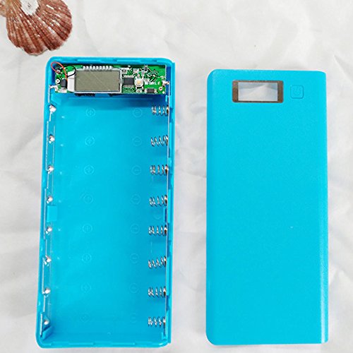 Cewaal Banco de la energía de bricolaje 18650mAh Puerto USB dual externa Cargador del banco de potencia Caja Con pantalla LCD para el teléfono Cewaal Banco de la energía de bricolaje 18650mAh Puerto USB dual externa Cargador del banco de potencia Caja Con pantalla LCD para el teléfono