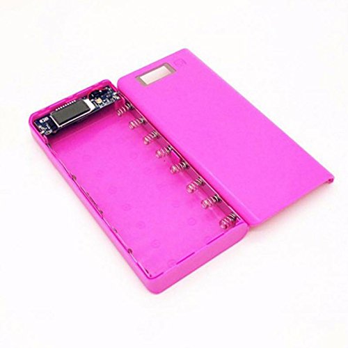 Cewaal Banco de la energía de bricolaje 18650mAh Puerto USB dual externa Cargador del banco de potencia Caja Con pantalla LCD para el teléfono Cewaal Banco de la energía de bricolaje 18650mAh Puerto USB dual externa Cargador del banco de potencia Caja Con pantalla LCD para el teléfono
