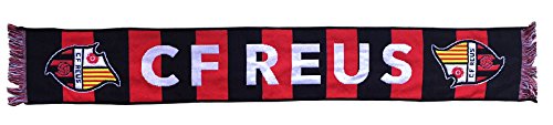 CF Reus Bufreu Bufanda Telar, Negro/Rojo, 140 x 20 cm CF Reus Bufreu Bufanda Telar, Negro/Rojo, 140 x 20 cm