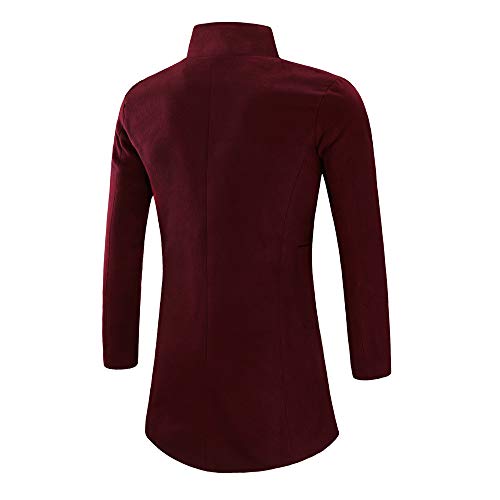 CFWL Abrigo De Color SóLido Informal De Solapa Delgada De Un Solo Hombre para Hombre XXXL Hombre Camisetas De Tirantes Blancas Hombre Camisetas De Sport Hombre Camisetas Tirantes Largas Hombre