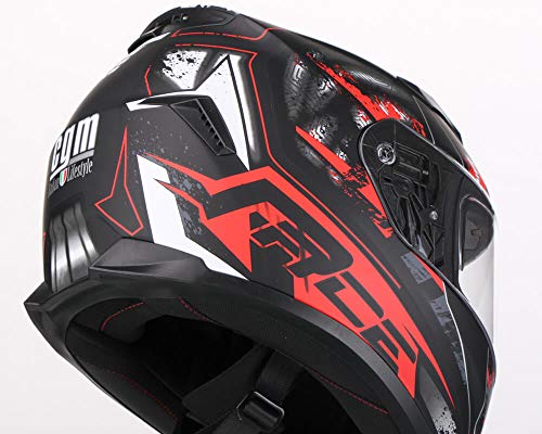 CGM 307G-ALA-03 Rojo Mate (XL) Casco Integral (Jerez pinlock), Hombre