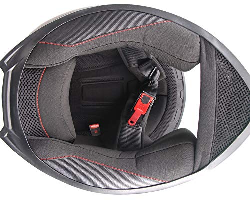 CGM 307G-ALA-03 Rojo Mate (XL) Casco Integral (Jerez pinlock), Hombre