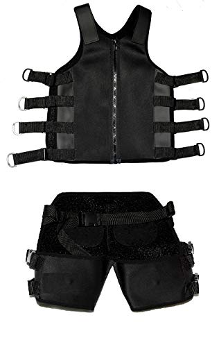 Chaleco DE ELECTROESTIMULACION Muscular, Traje ELECTROESTIMULACION, COMPATIBILIDAD MULTIMARCA E-FIT, X-Body, I-Motion, MIHA BODYTEC. Chaleco EMS Unisex. Talla S