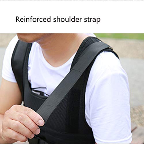 Chalecos de Peso Comodidad Chaleco de Entrenamiento Ajustable Transpirable Accesorios de Fitness Weight Vest Lastrado para Correr Bajar de Gimnasio Ejercicios de Fuerza,40kg